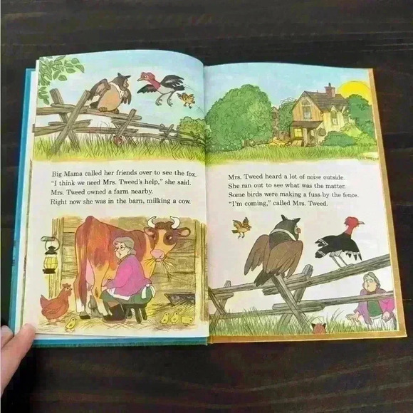 VNTG 1981 - Disney Tod and Copper from the Fox and the Hound - Hard Cover Book - Picture 7 of 10